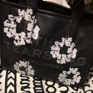 Marc Jacobs x Demin Tears Collab Large Leather Tote Bag